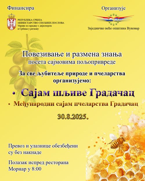 Сајам шљиве Градачац - Међународни сајам пчеларства Градачац